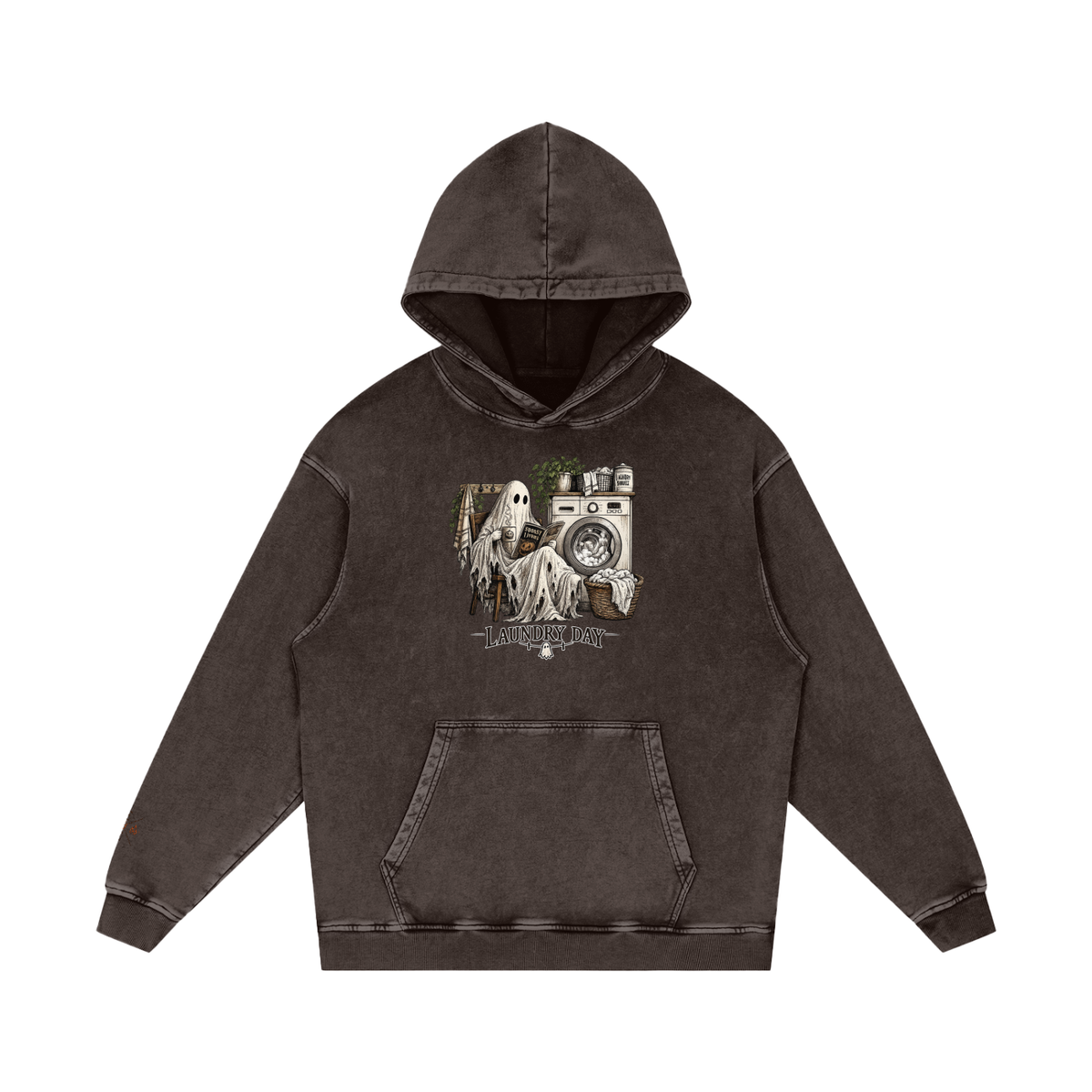 Laundry Day Printed Hoodie