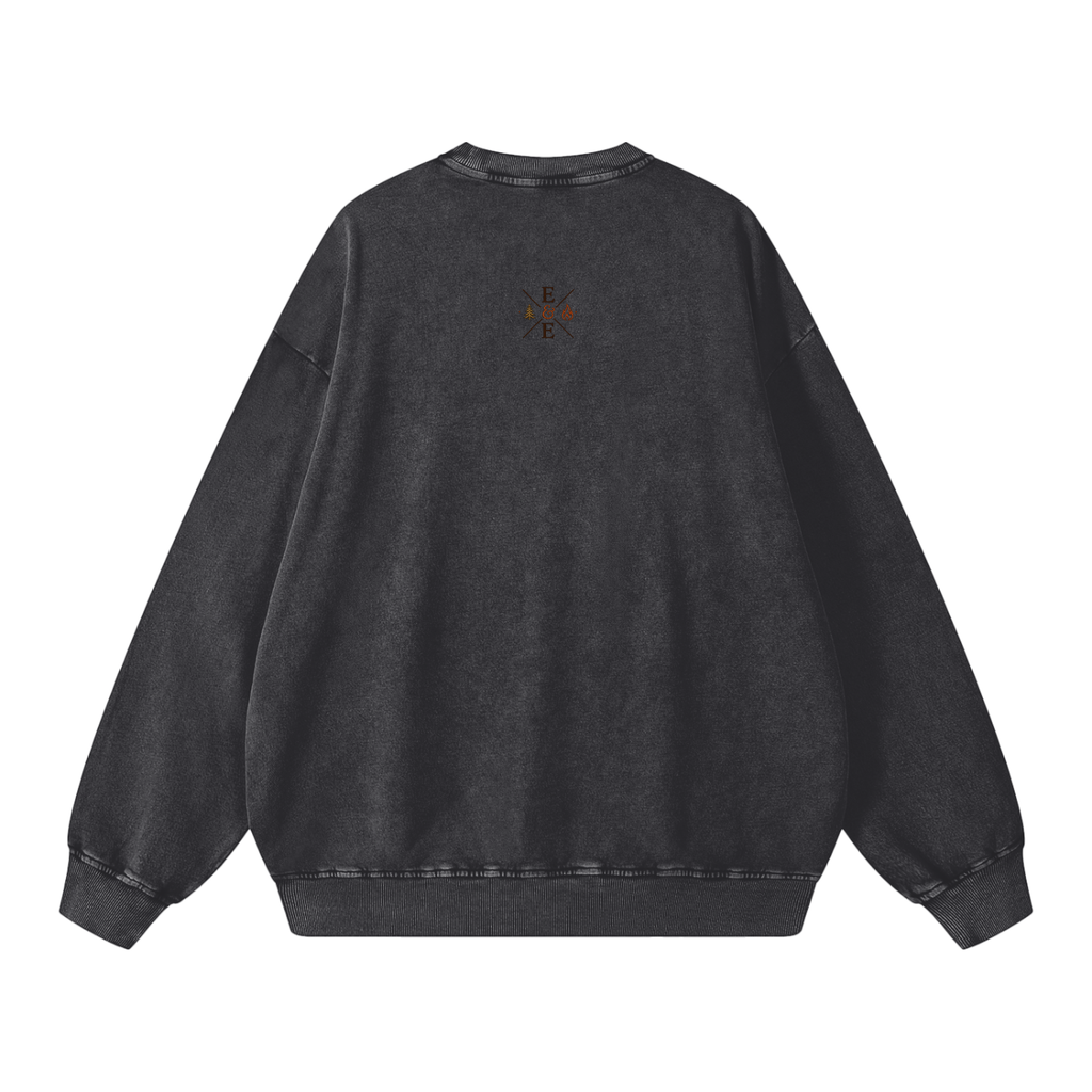 Born to be a 90's Witch Printed Oversized Sweatshirt