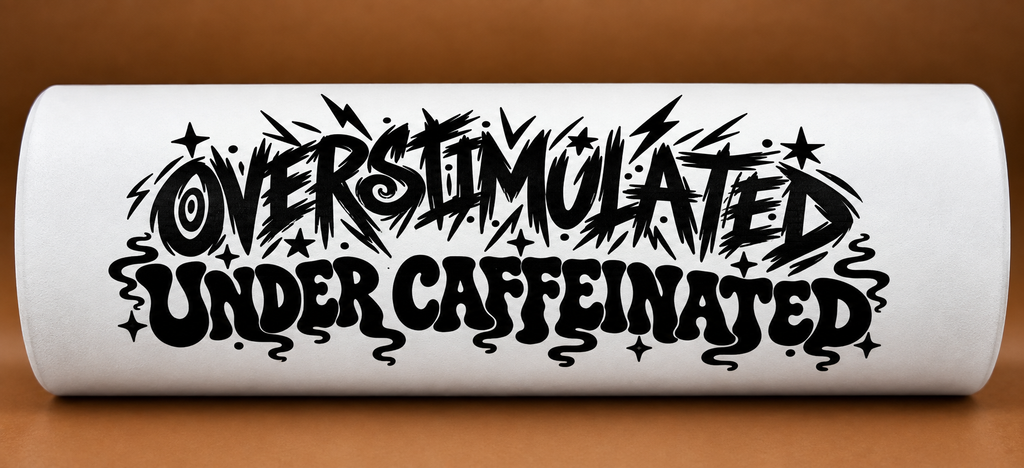 Overstimulated, Under Caffeinated Tumbler