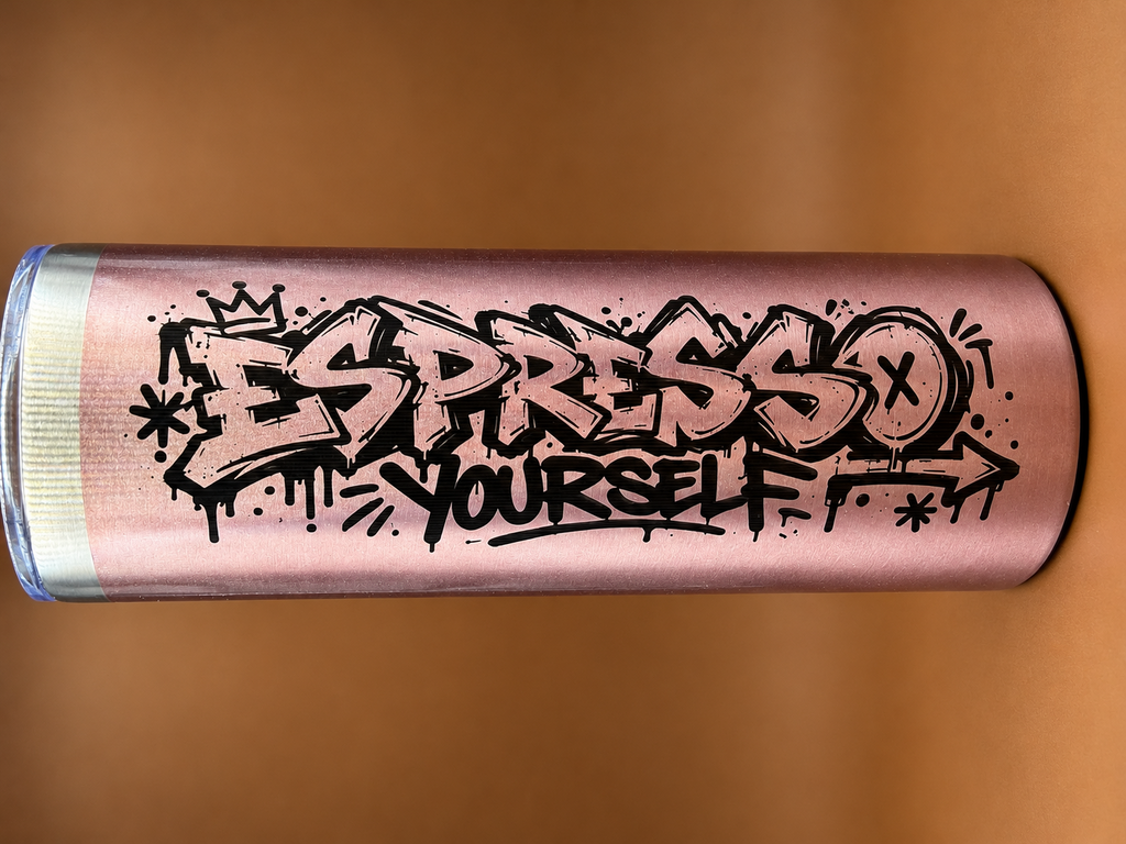 Espresso Yourself – Laser Engraved Tumbler