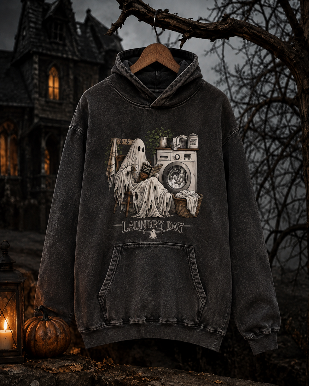 Laundry Day Printed Hoodie