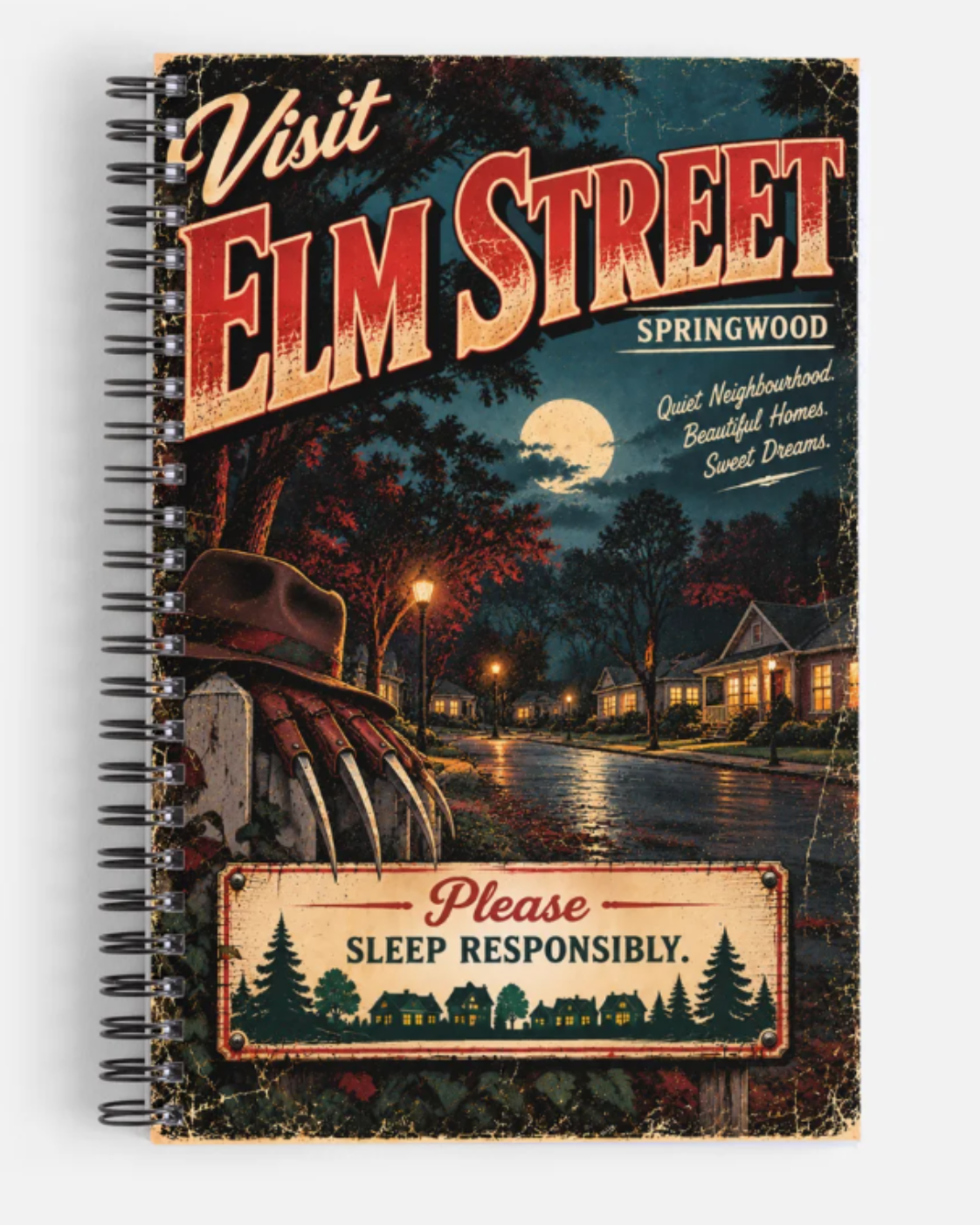 Elm Street, Springwood – Vintage Horror Tourism Travel Journal