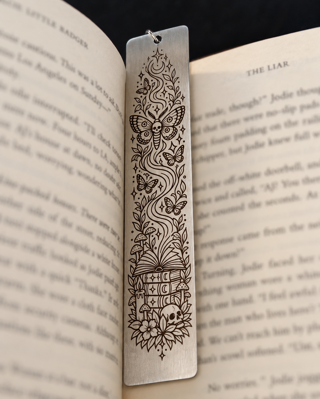 Between the Pages – Stainless Steel Bookmark