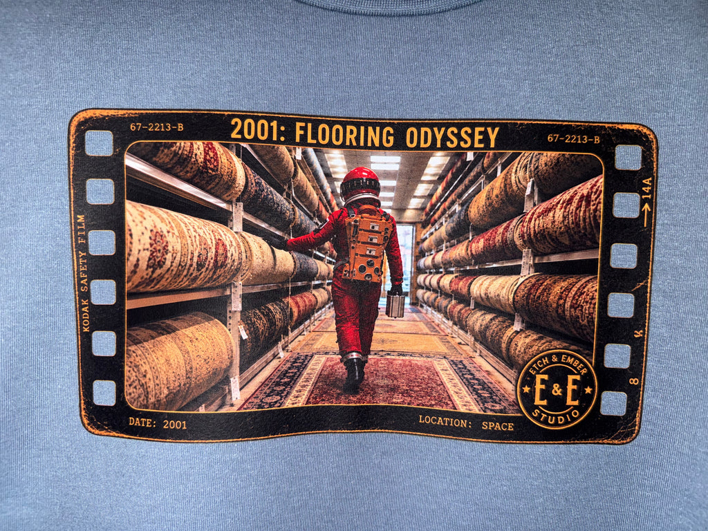 2001: A Flooring Odyssey – Vintage Twist T-Shirt
