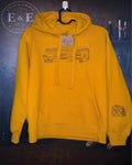 Black Cat Alley - Embroidered Hoodie
