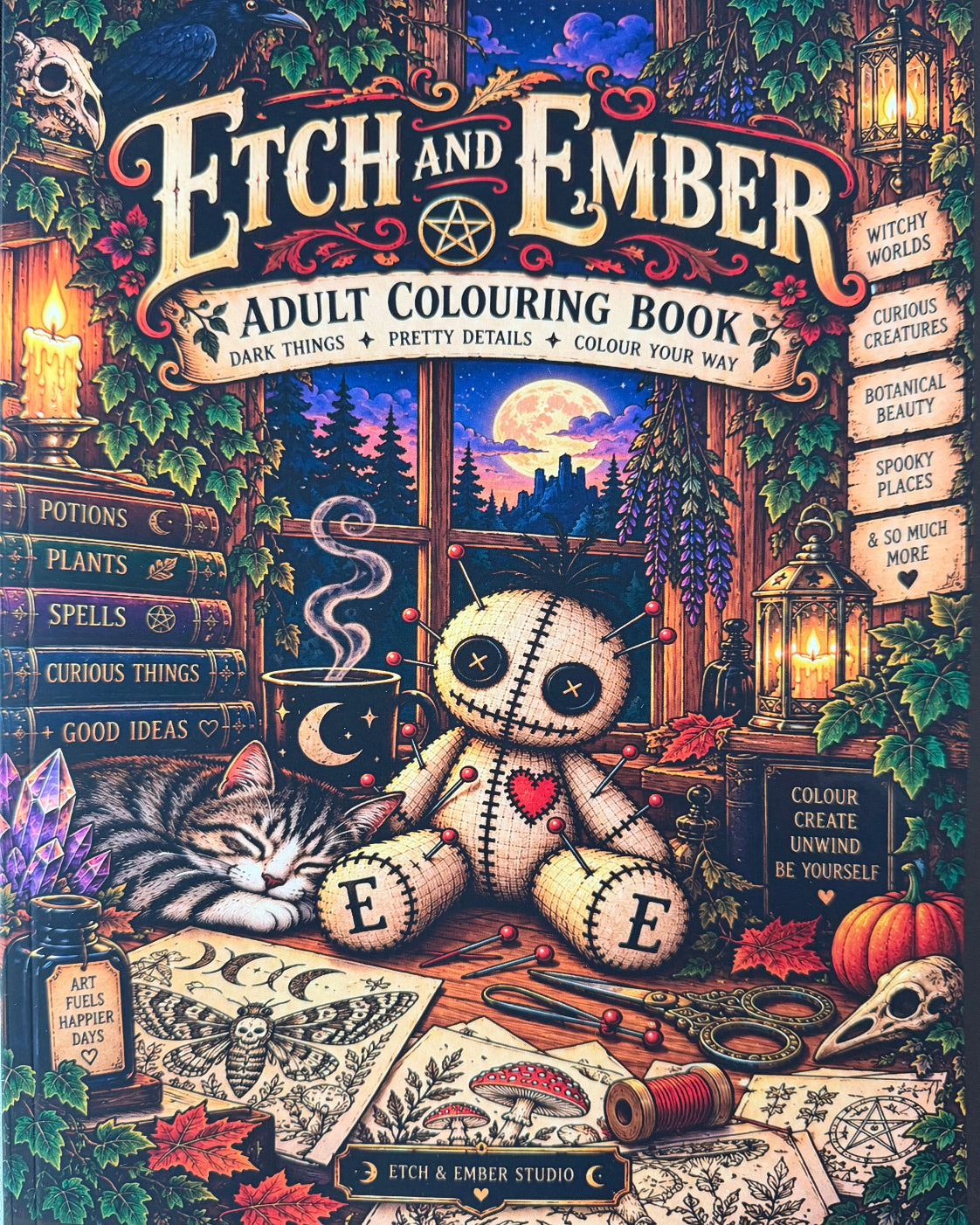 Etch & Ember Adult Colouring Book