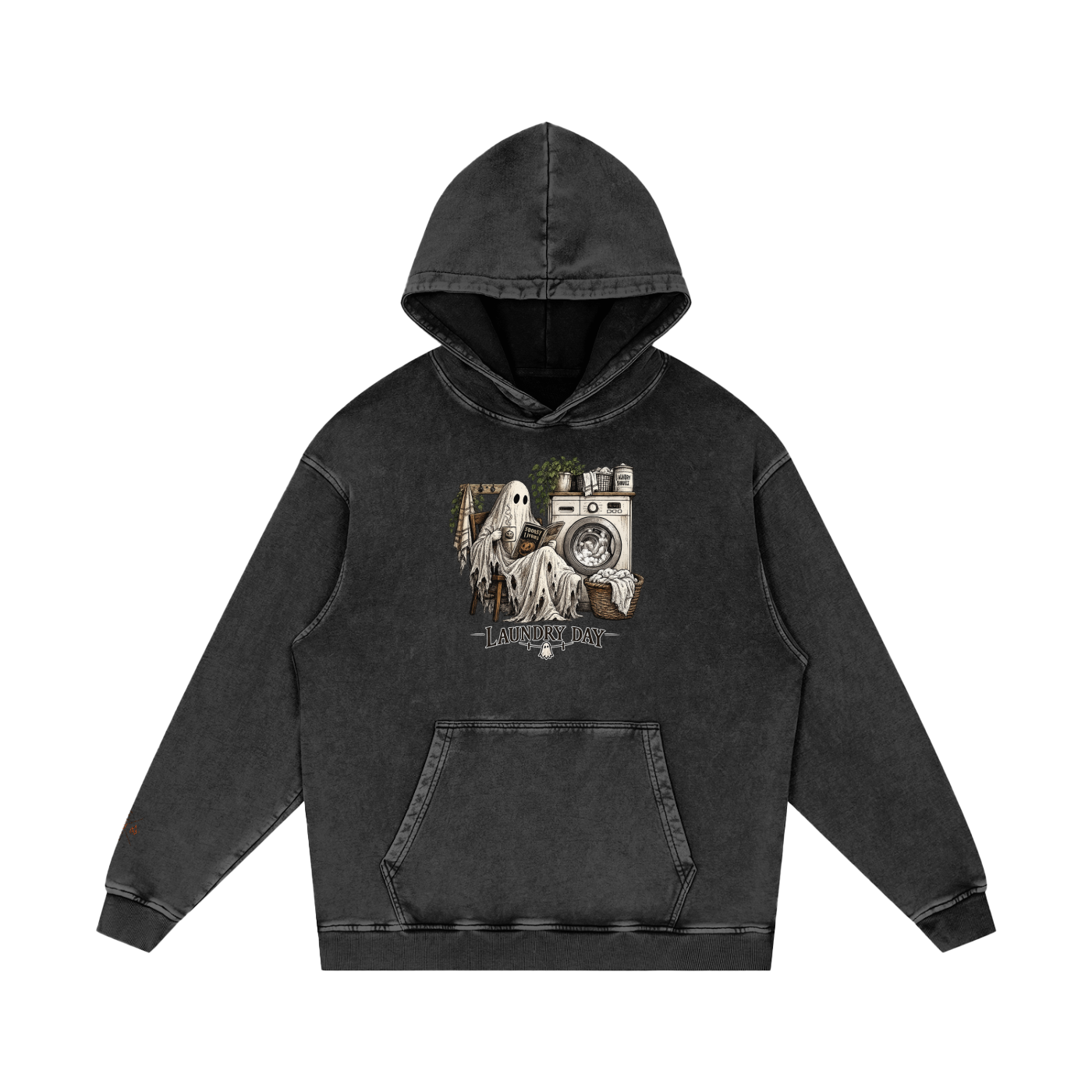 Laundry Day Printed Hoodie