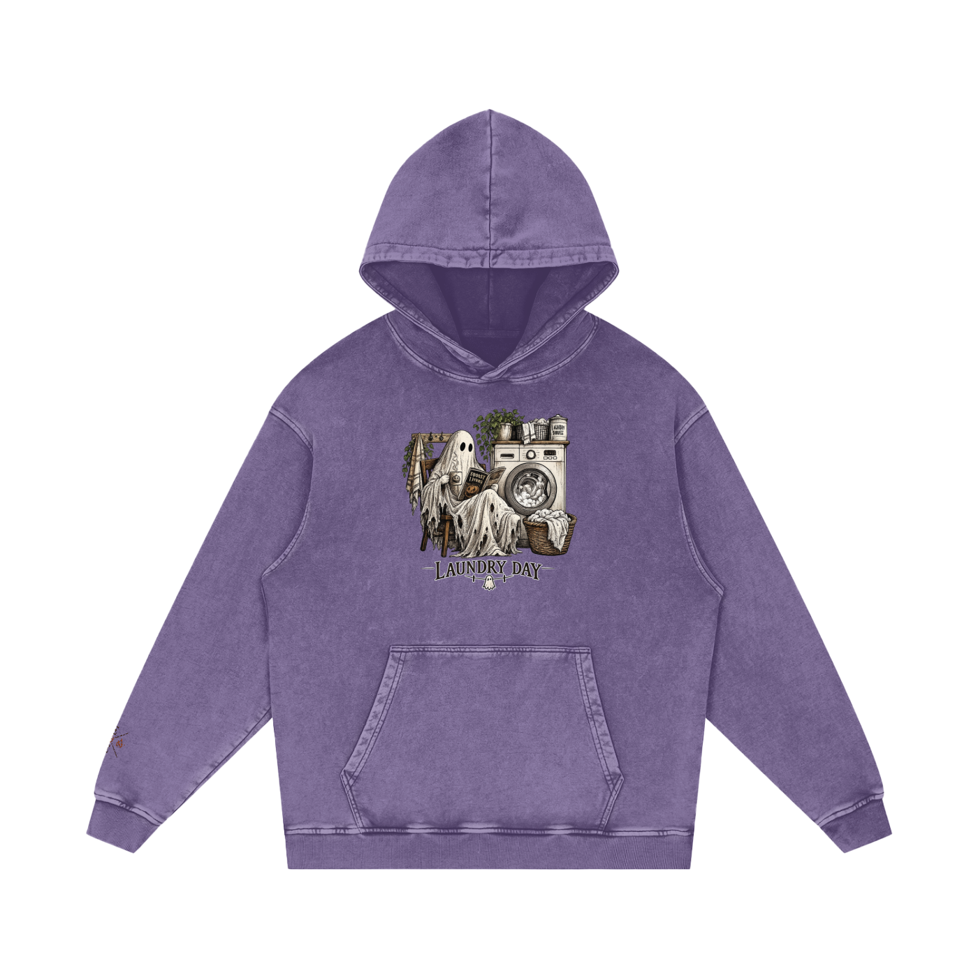 Laundry Day Printed Hoodie