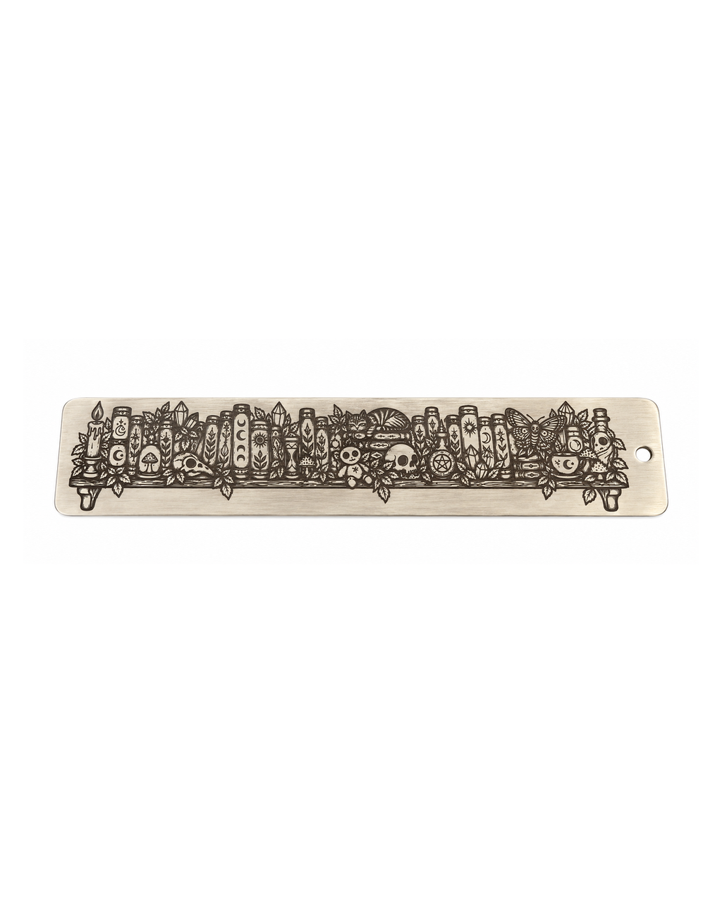 The Witching Shelf – Stainless Steel Bookmark