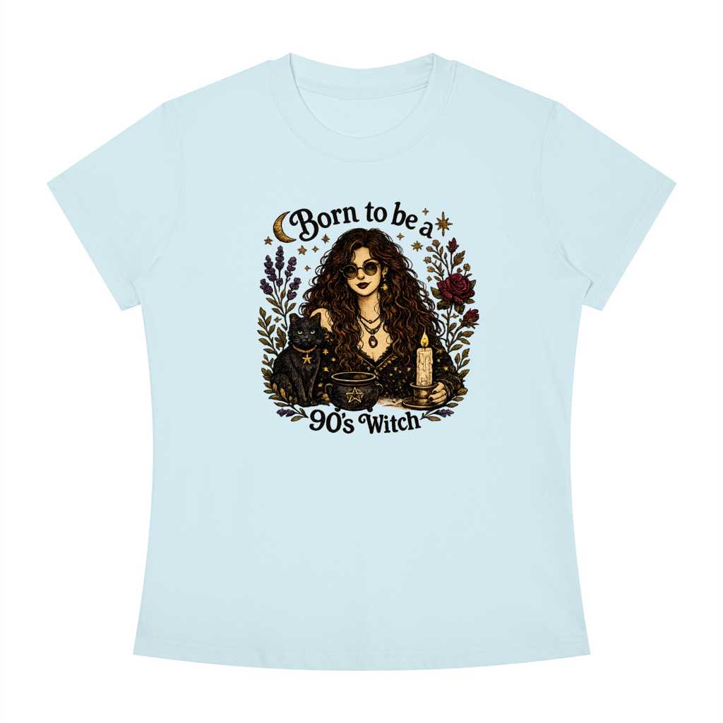 Born to be a 90's Witch Printed Tee